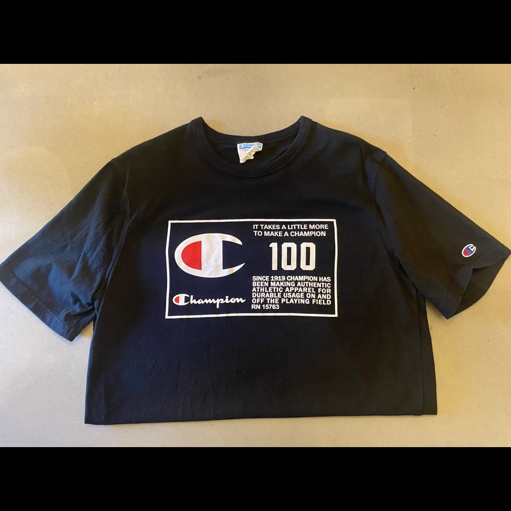 Black Champion Tee